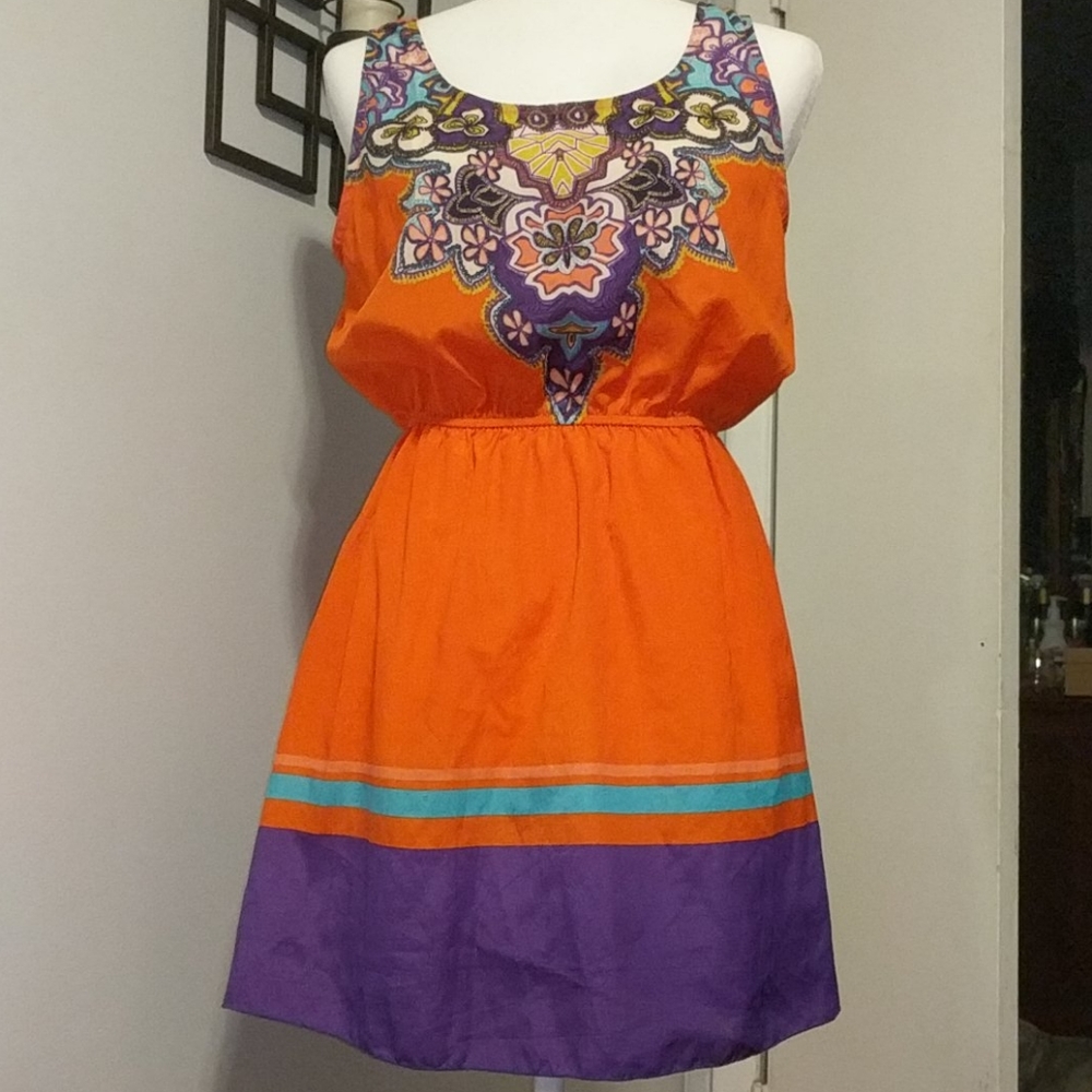 Estam Colorblock Dress - Picture 4 of 8